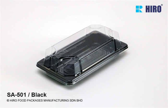 Sushi Tray SA-501 Black Lid