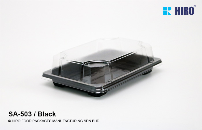 Sushi Tray SA-503 Black Lid