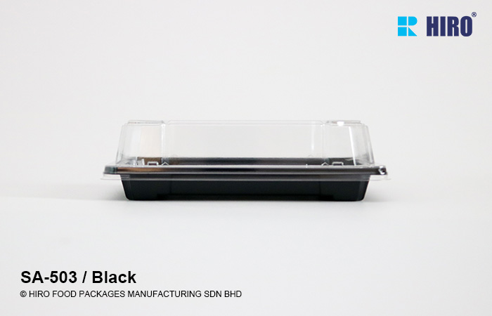 Sushi Tray SA-503 Black Lid