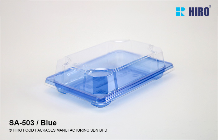 Sushi Tray SA-503 Blue Lid