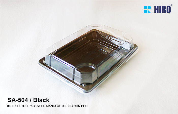 Sushi Tray SA-504 Black Lid