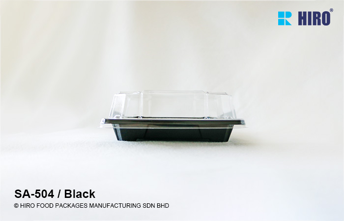 Sushi Tray SA-504 Black Lid