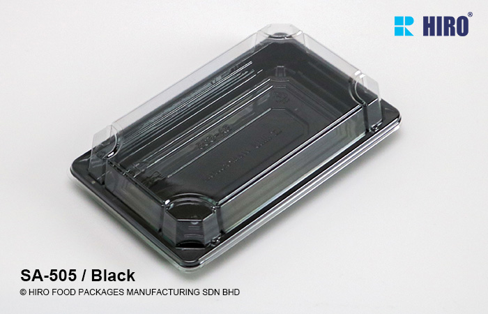 Sushi Tray SA-505 Black Lid